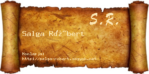 Salga Róbert névjegykártya