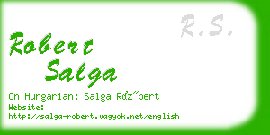 robert salga business card